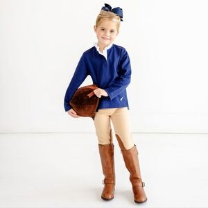 The Beaufort Bonnet Company | Ramsey Rugby Shirt Ruffle Collar